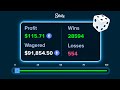Best DICE WAGERING Strategy ON STAKE! ($90,000.00+ WAGERED) (2023)