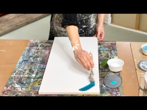 Weiche Übergänge - Step-by-Step Guide - Schichten - Acryl für Anfänger - Meer