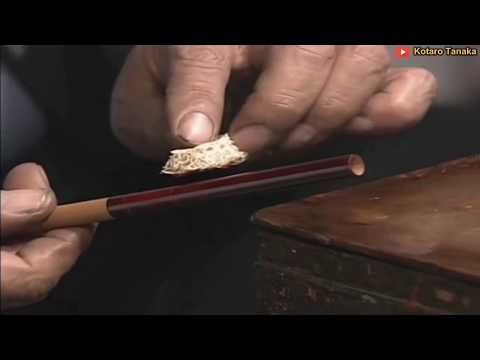 Ancient Technology of Making Edo Fishing Rods - Building an "Edo Wazao" Bamboo Craft