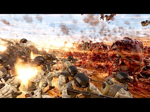 20K TROLLS vs 100K MODERN SOLDIERS - Ultimate Epic Battle Simulator 2