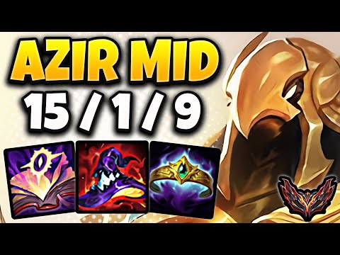 Azir MID vs Akali [ OTP ] Lol Korea Grandmaster Patch 13.13 ✅