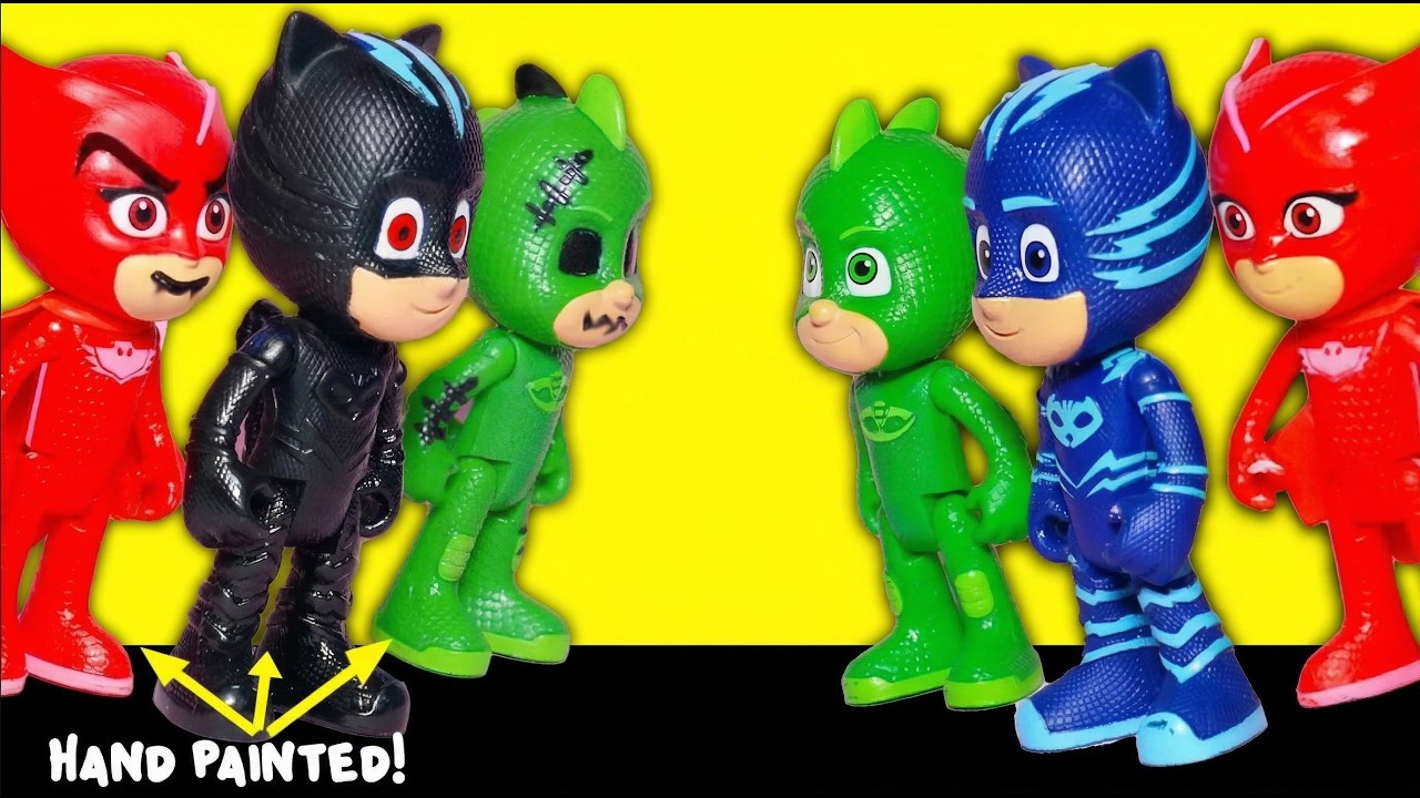 PJ Masks has a contest with the Spooky PJ Masks with Trolls
