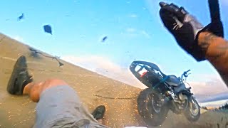 MOTORCYCLE RIDER'S WORST NIGHTMARE