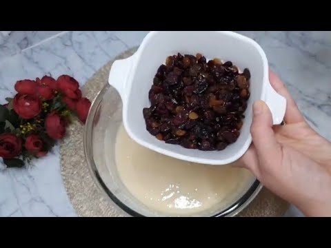 kek i shpejt me boronica të kuqe që shijon shumë me kafe 🥧☕️