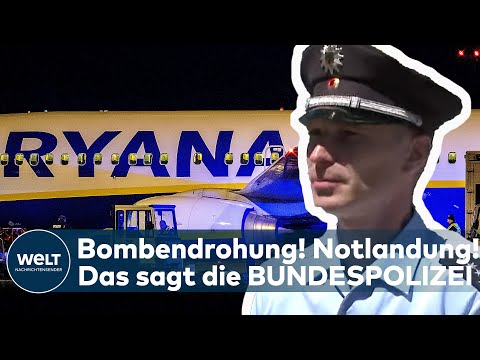 NOTLANDUNG VON RYANAIR-FLIEGER in Berlin: Bombendrohung! Die Bundespolizei über die Ermittlungen
