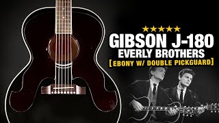 Video thumbnail for Gibson J-180 Ebony – New Everly Brothers Release! by Acoustic Letter