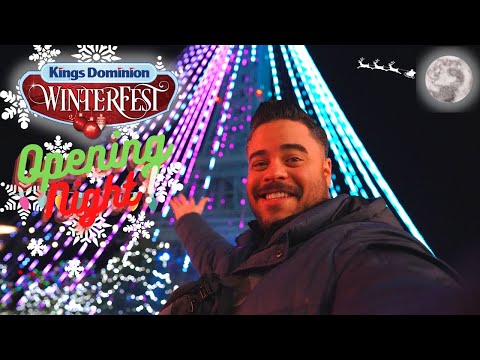 Opening Night Of WinterFest At Kings Dominion | Full Event Overview & Holiday Fun