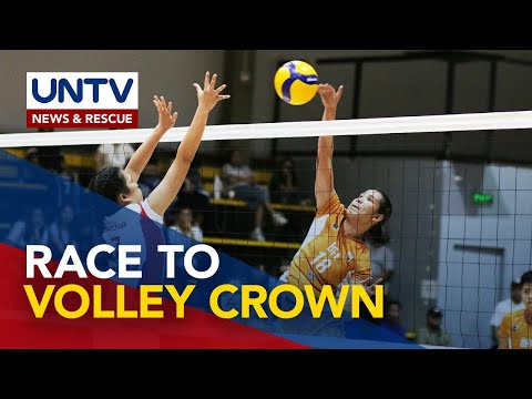 BFP Lady Fire Figthers topples PNP Lady Patrollers to reign UNTV Volleyball League’s elims