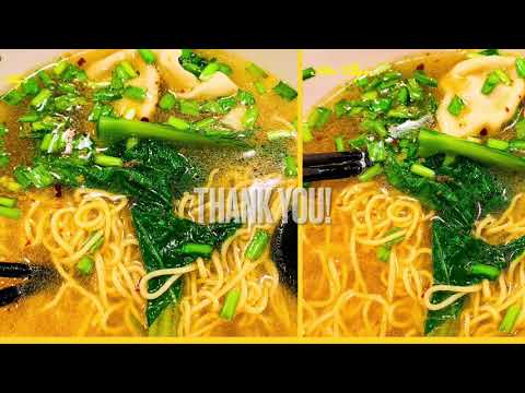 Sopa de macarrão Wonton | Mì Hoành Thánh | Fácil e rápido |