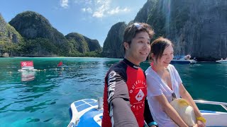 【説明不要】とにかく見てほしい#ピピ島 #MayaBay #PilehLagoon の美しい海、シュノーケリング #タイ #クラビ