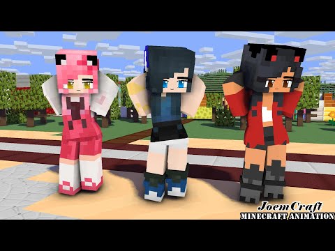 APHMAU CREW W/ FUNNEH | SUPER IDOL DANCE | DANCING OHAYO DANCE | TUTU DANCE - Minecraft Animation