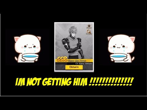 Im NOT Drawing SSR GENOS !!!!| One Punch Man The Strongest
