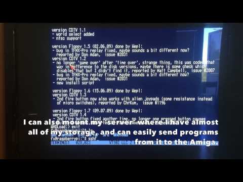 Amiga 600 with a Raspberry Pi 2 inside