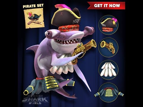 Pirates Live Contest in Galleon Map - Win Premium Pirate Hat - Hungry Shark World