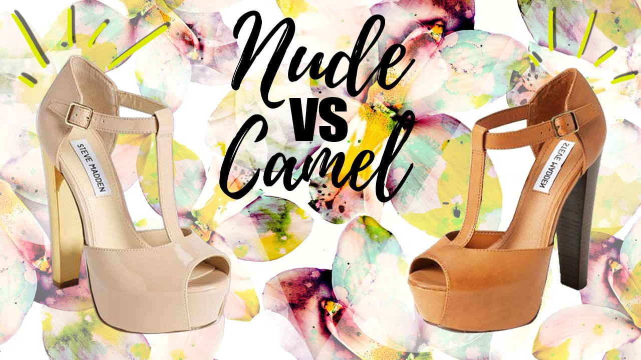 Zapatos NUDE vs CAMEL
