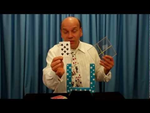 TV Card Frame- Card Appears Inside a Glass Window