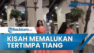 Niat Bikin Konten, Wanita Ini Justru Tertimpa Tiang Lampu, Malu hingga Harus Bayar Ganti Rugi