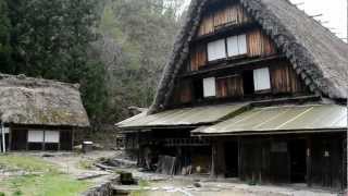 preview picture of video '岐阜・白川村・合掌作り・旧遠山家訪問③House with steep rafter roof,Japan'
