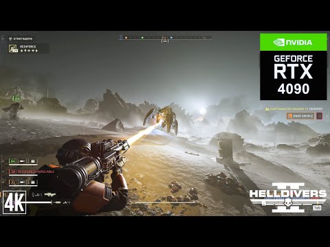 HELLDIVERS 2: RTX 4090 24GB (4K Maximum Graphics)