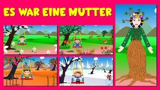 Es war eine Mutter + 15 min deutsche Kinderlieder | Kinderlieder zum Mitsingen