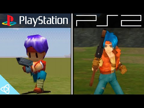 Wild Arms - PS1 Original vs. PS2 Remake (Alter Code: F) | Side by Side
