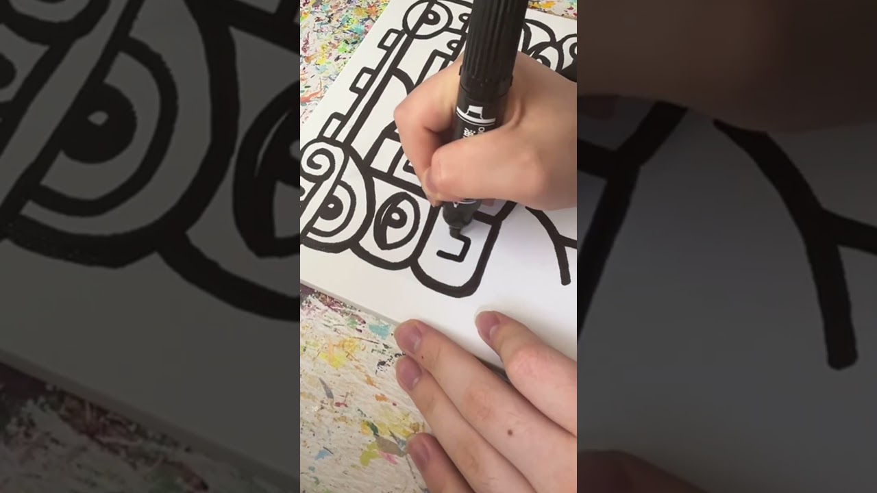 優衣から絵を描いてみた結果…#アート　#絵　#イラスト　#おすすめ　#shorts