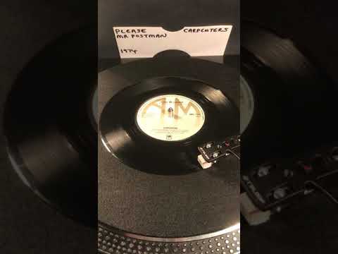 The Carpenters- Please Mr Postman ( Vinyl 45 ) From 1974 .