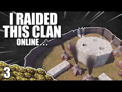 I ONLINE RAIDED a CLAN WHILE THEY WERE TAKING PATROL HELICOPTER | Solo Rust