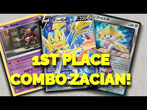 1st Place Combo Zacian Deck Profile! (PTCGO Gameplay)