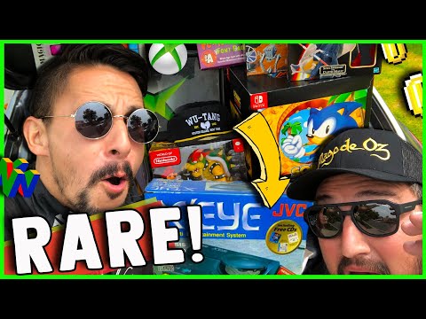 THIS IS WHY WE HUNT AT SWAP MEETS! (Live Video Game Hunting) TheNesPursuit EXPANSION PAK! RETRO GOLD