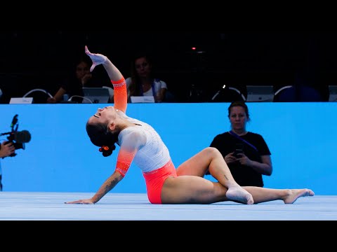 Cassandra Loustalot (MEX) - FX - Podium Training - 2023 World Championships Antwerp