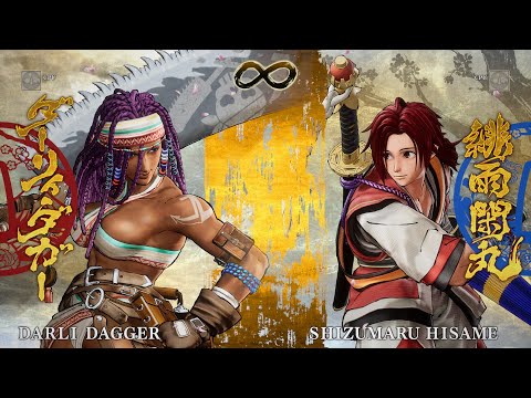 Samurai Shodown Gameplay: Darli Dagger vs Shizumaru Hisame