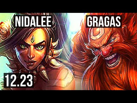 NIDA vs GRAGAS (TOP) | 7/0/2, 2.3M mastery, 1700+ games, Godlike | EUW Challenger | 12.23