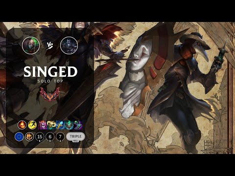 Singed Top vs Shen - EUW Grandmaster Patch 13.1