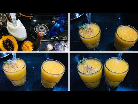 Super Healthy Papaya juice recipe in hindi