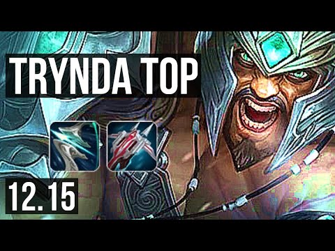 TRYNDAMERE vs ORNN (TOP) | 9/1/5, 800+ games, Legendary, 1.1M mastery | EUW Master | 12.15