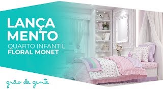 Quarto Infantil Floral Monet Kids - Grão de Gente
