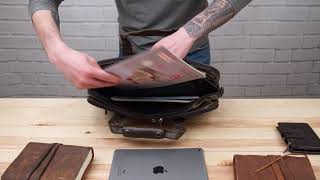 Сумка чоловіча 14364 Vintage болотяна