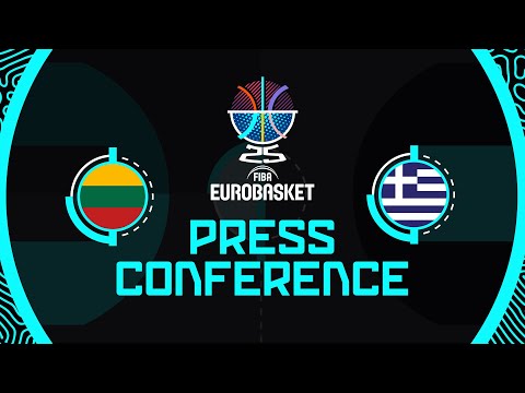 Lithuania v Greece - Press Conference | FIBA EuroBasket 2025