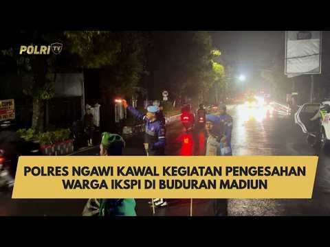 POLRES NGAWI KAWAL KEGIATAN PENGESAHAN WARGA IKSPI DI BUDURAN MADIUN