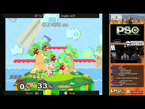 RIP 52 - Melee Singles LS - Bacon (Falco) vs Soap (Puff)