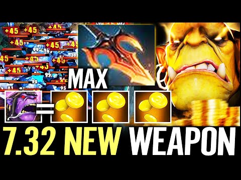🔥 7.32 Alchemist NEW ITEM Dagger of Ristul — MAX Damage + ULT RAGE 100% IMBA Weapon Dota 2 Pro