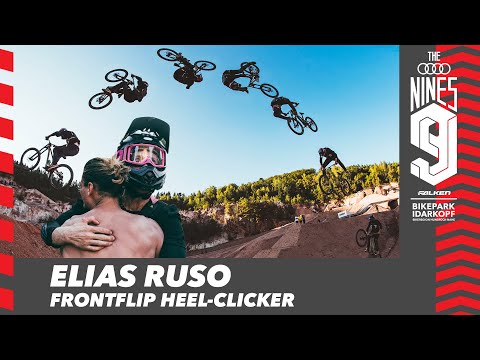 World’s-First Frontflip Heel-Clicker on A Downhill Bike by Elias Ruso - Audi Nines MTB'21