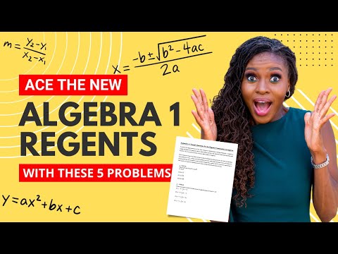 Ace the NEW Algebra 1 Regents in 2024 with These 5 Essential Problems
