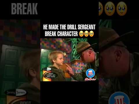 Kid Makes Drill Sergeant Break Character on Jenny Jones Show 🥹