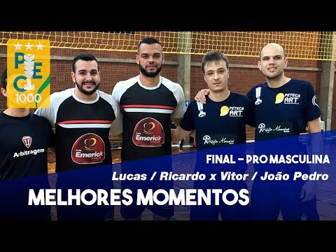 Final Copa SP de Peteca (PEC 1000) - Lucas e Ricardo x João Pedro e Vitor