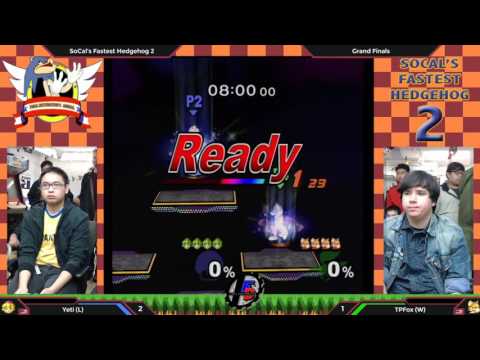 SoCal's Fastest Hedgehogs 2 - Yeti (Peach) vs. TpFox (Fox) - SSBM Grand Finals Singles