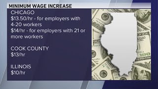 Minimum wage increase goes into effect in Illinois
