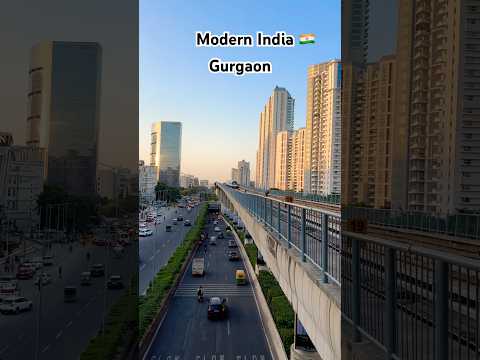 Gurgaon, India. #gurgaon #gurugram #delhi #city #citylife #metro #infrastructure #citytour #reels