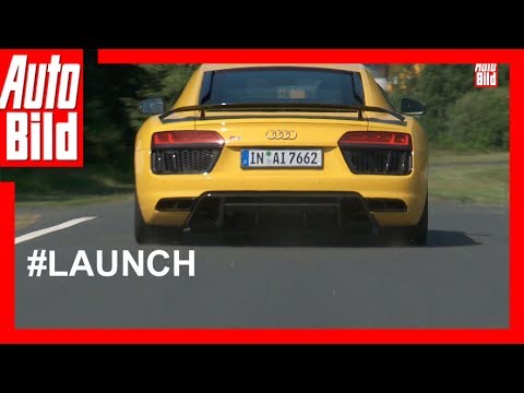 Audi R8 Coupé V10 + (2017) - So klingt das Tier mit Mittelmotor / Sound